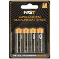 NGT Alkaline Batteries - Card Of 4 x AA