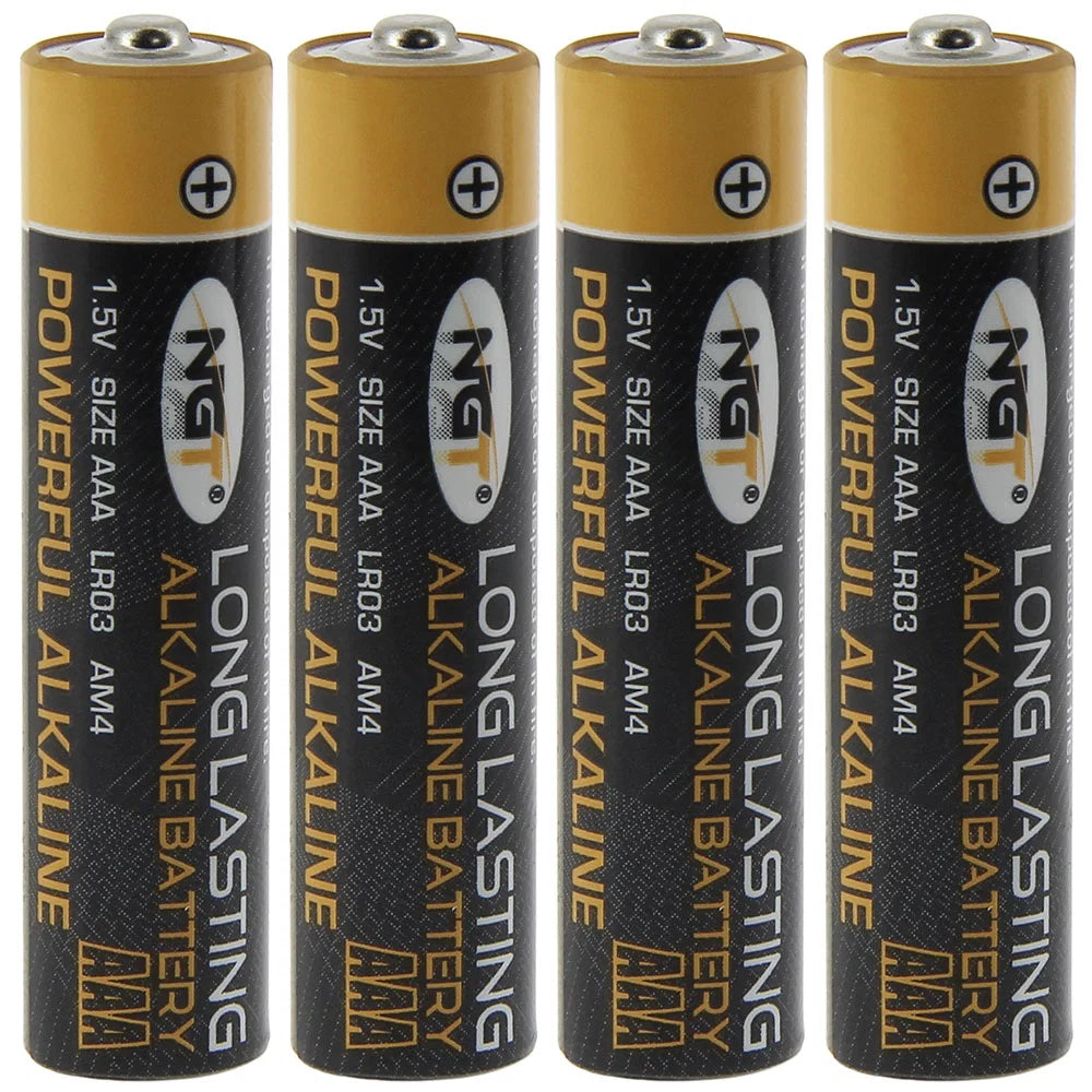 NGT Alkaline Batteries - Card Of 4 x AAA
