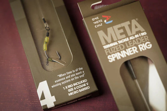 One More Cast META TERMINAL TACKLE ALL-IN-1 FUZED LEADER LEAD CLIP CORNALINER SPINNER RIG