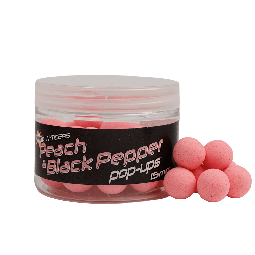 Dynamite Baits N-Ticers Peach & Black Pepper Pop-Ups