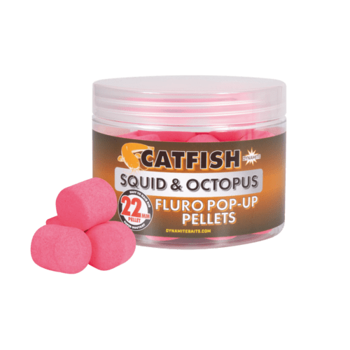 Dynamite Baits Catfish Chicken Liver Fluro Pop-Up Pellets 22mm
