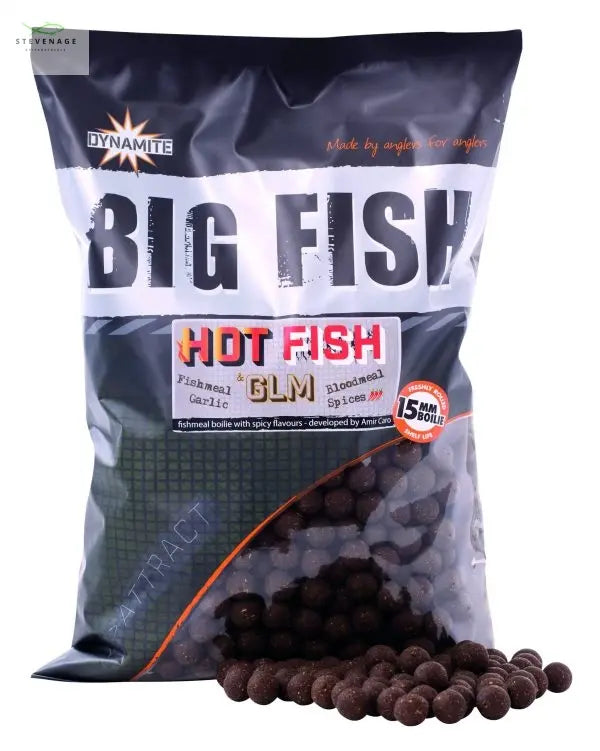 DYNAMITE BAITS BIG FISH HOT FISH GLM BOILIES DYNAMITE BAITS