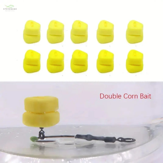 Double Corn 15pcs Premium Carp Fishing Bait - Durable Double Corn Kernel, Sinking Method Feeder for Balanced Rigs & Enhanced Catch Stevenage Bait and Tackle Ltd