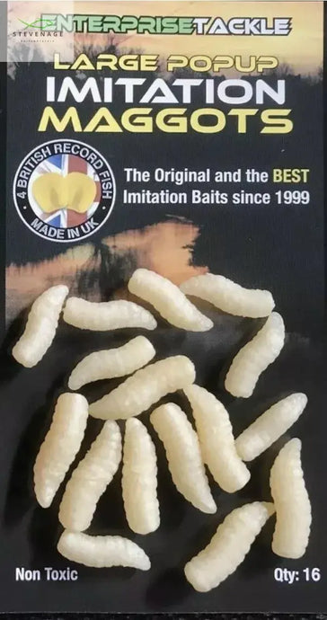 ET LARGE IMITATION MAGGOTS WHITE Enterprise Tackle