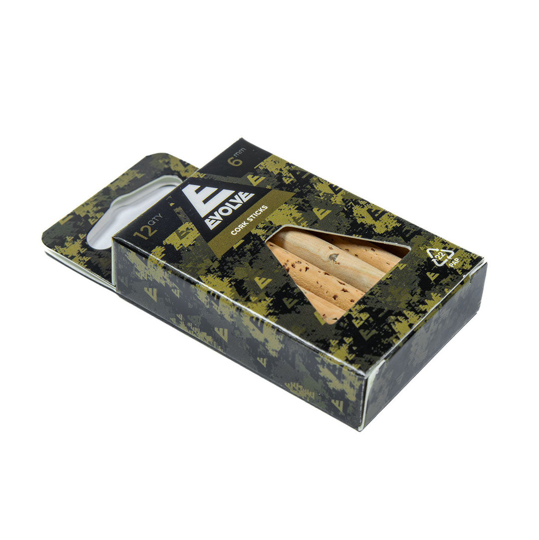 Evolve Tackle 6mm x 60mm Cork Sticks
