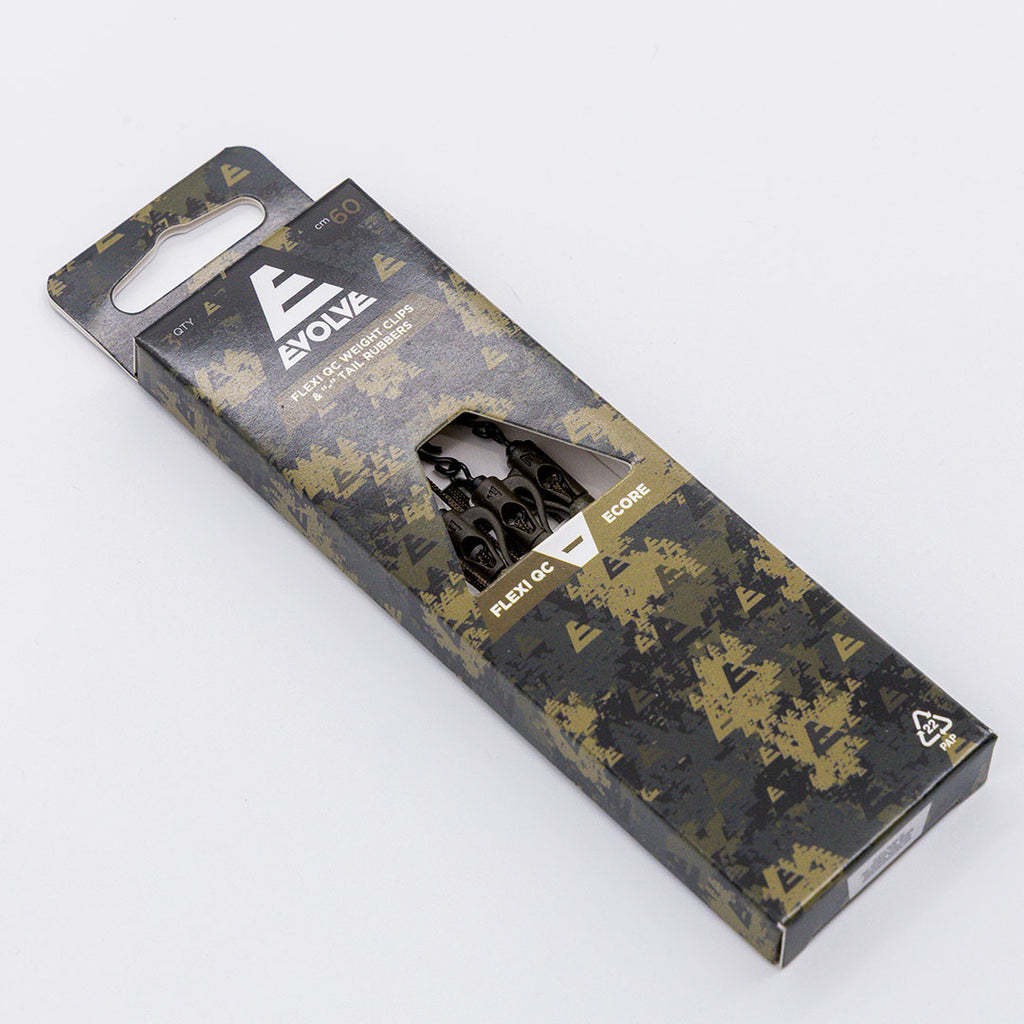 Evolve Flexi QC Weights Clips combined with “+“ Tail Rubbers