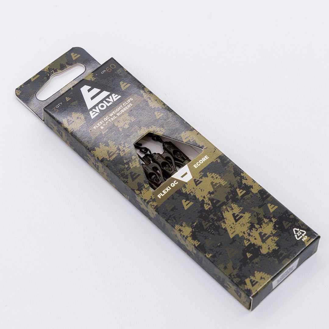 Evolve Flexi QC Weights Clips combined with “+“ Tail Rubbers