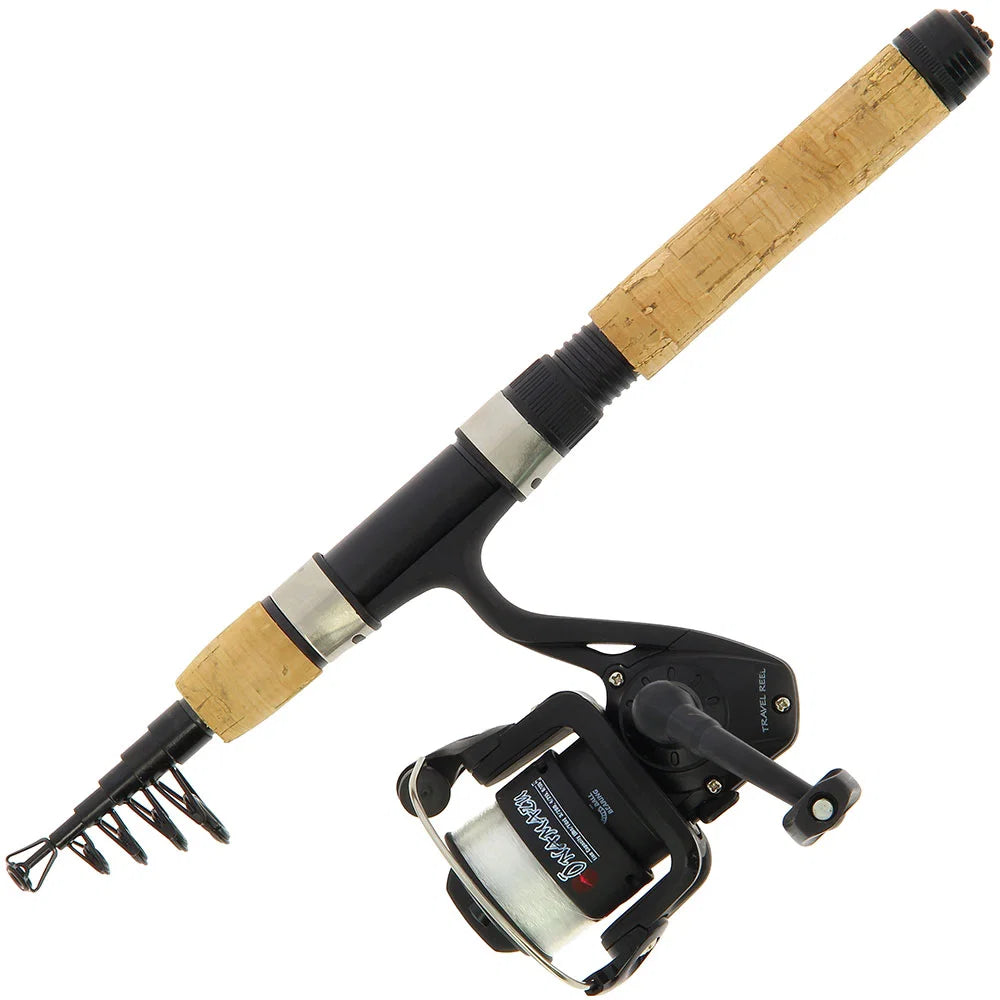 NGT Onamazu Telescopic Combo - Mini 5ft Travel Telescopic Rod & Reel (Carbon)
