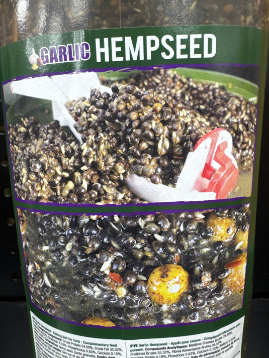 Dynamite Baits Garlic Frenzied Hempseed Jar 2.5L