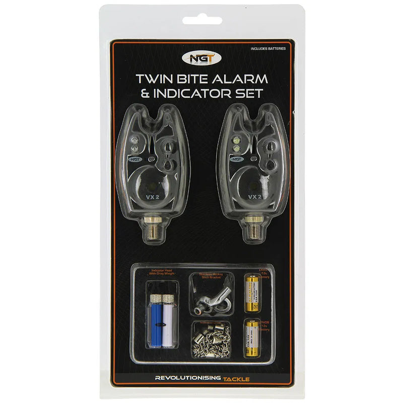 Load image into Gallery viewer, NGT VX2 Set - Twin VX2 Alarm and Indicator Set with Batteries
