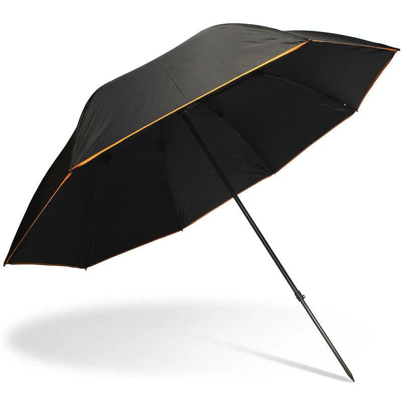 Load image into Gallery viewer, NGT Umbrella - 50&quot; Black Match Brolly with Taped Seams and Nylon Case
