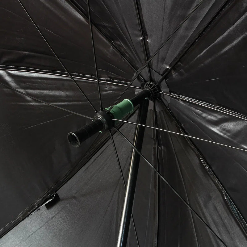 Load image into Gallery viewer, NGT Umbrella - 50&quot; Black Match Brolly with Taped Seams and Nylon Case
