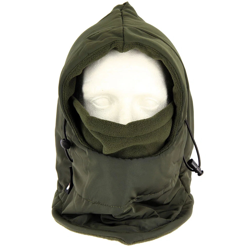NGT DLX Snood - Fleece Lined Water and Wind Proof Deluxe Snood with Face Guard