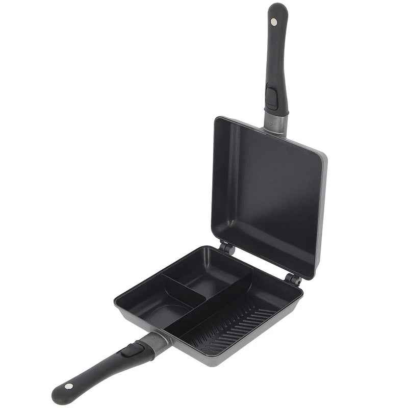 Load image into Gallery viewer, NGT Dynamic Grill - 3 Way Pan with Lid and Removeable Handles
