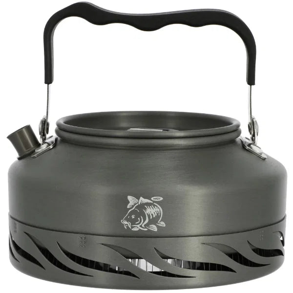 NGT Aluminium Outdoor Fast Burn Kettle - 0.80 litre Gun Metal