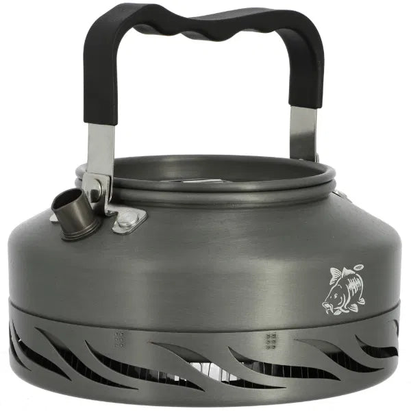 NGT Aluminium Outdoor Fast Burn Kettle - 0.80 litre Gun Metal