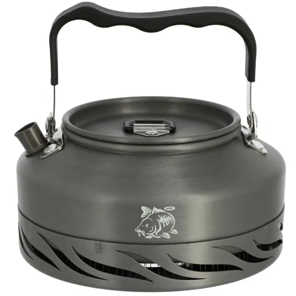 NGT Aluminium Outdoor Fast Burn Kettle - 0.80 litre Gun Metal