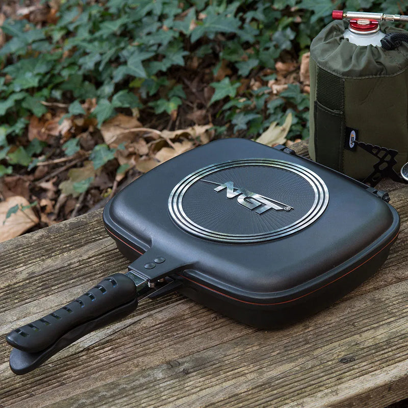 Load image into Gallery viewer, NGT Outdoor Double Grill Pan - Non Stick Die Cast Aluminium
