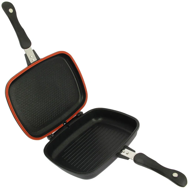 Load image into Gallery viewer, NGT Outdoor Double Grill Pan - Non Stick Die Cast Aluminium
