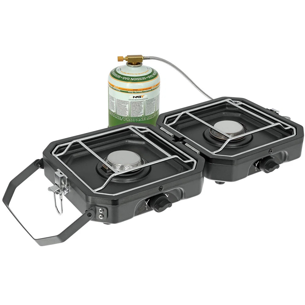 NGT XT Twin Stove - Twin Stove System with Griddle and Case