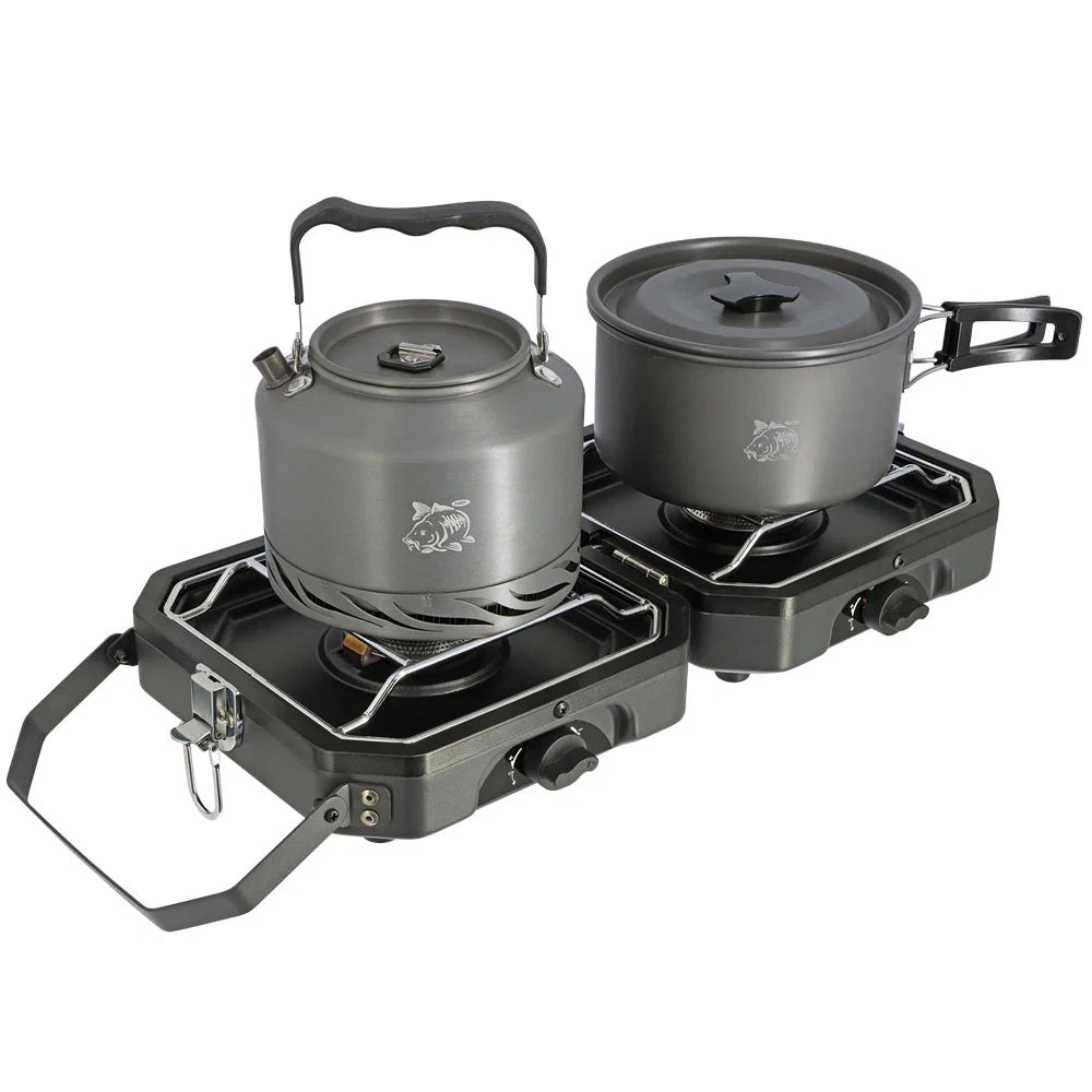 NGT XT Twin Stove - Twin Stove System with Griddle and Case