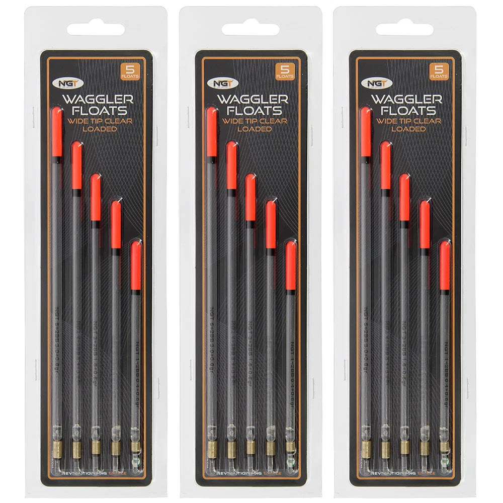 NGT 5 Pack Loaded Waggler Floats