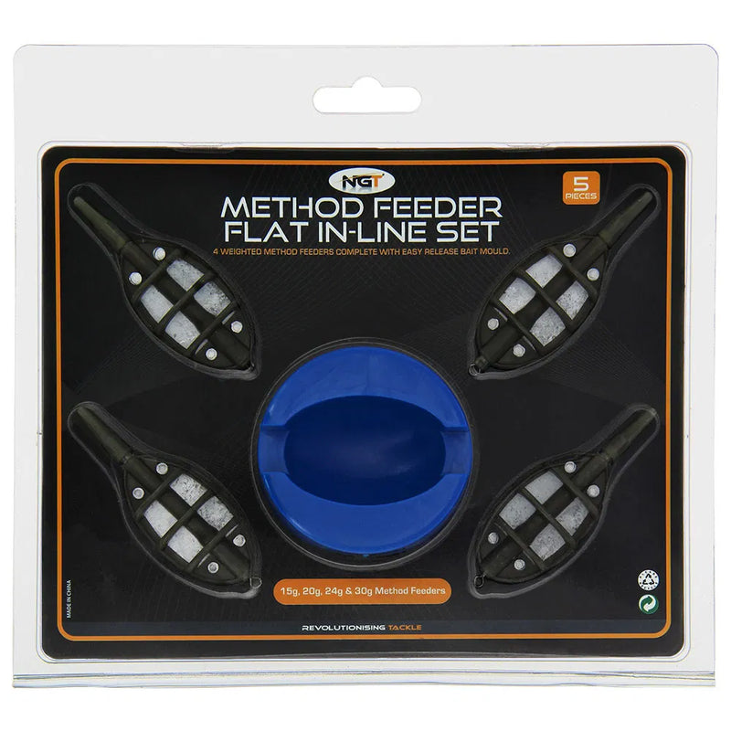 Load image into Gallery viewer, NGT Method Feeder Set - 4 Inline Feeders and Mould
