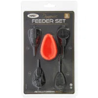 NGT Dynamic Method Feeder Set - 4 Deluxe 25g Feeders with Mould