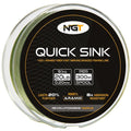 NGT Moss Green Quick Sink Braid - 20lb (300m) Spool