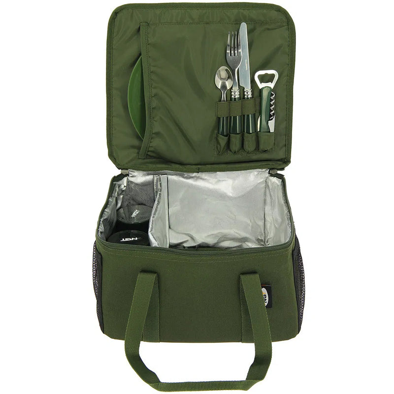Load image into Gallery viewer, NGT Food and Brew Kit Bag - Insulated Bag with Cutlery, Mug, Pots and Plate
