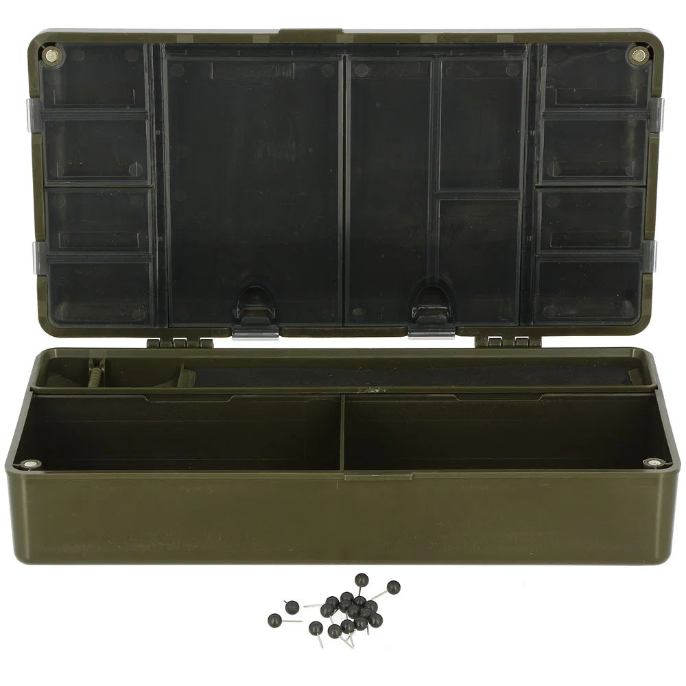 NGT Plastic Tackle Box 935 - Plastic Tackle and Rig Wallet with Pins (935)