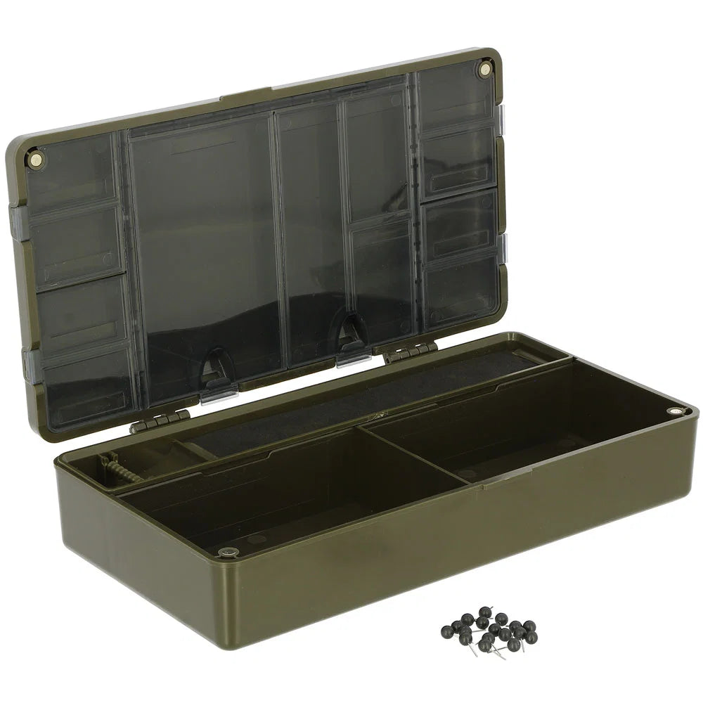 NGT Plastic Tackle Box 935 - Plastic Tackle and Rig Wallet with Pins (935)