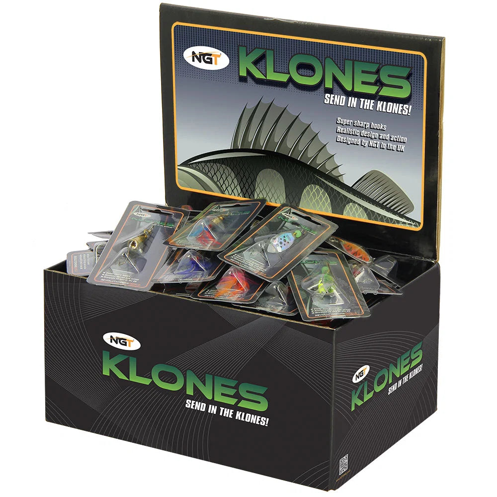 NGT Assorted Klone Spinners x1 lure