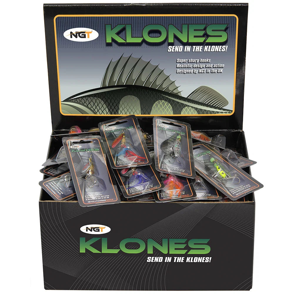 NGT Assorted Klone Spinners x1 lure