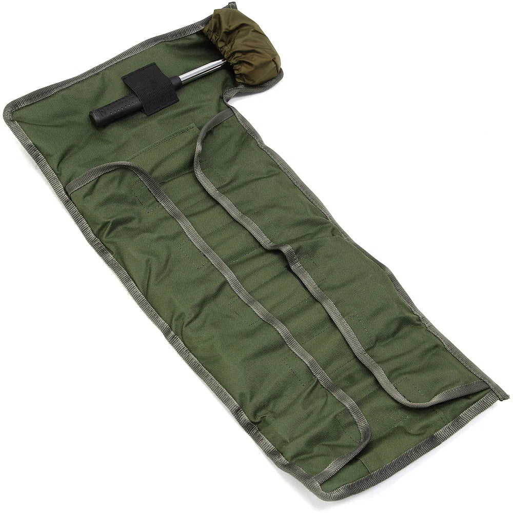 NGT Bivvy Peg Set - 10 x 8" Bivvy Pegs and Mallet in Roll Up Case