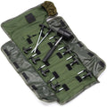 NGT Bivvy Peg Set - 10 x 8" Bivvy Pegs and Mallet in Roll Up Case