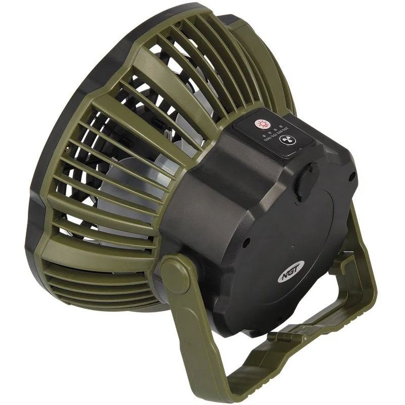 Load image into Gallery viewer, NGT XL Fan - USB Rechargeable Fan with Light and Powerbank
