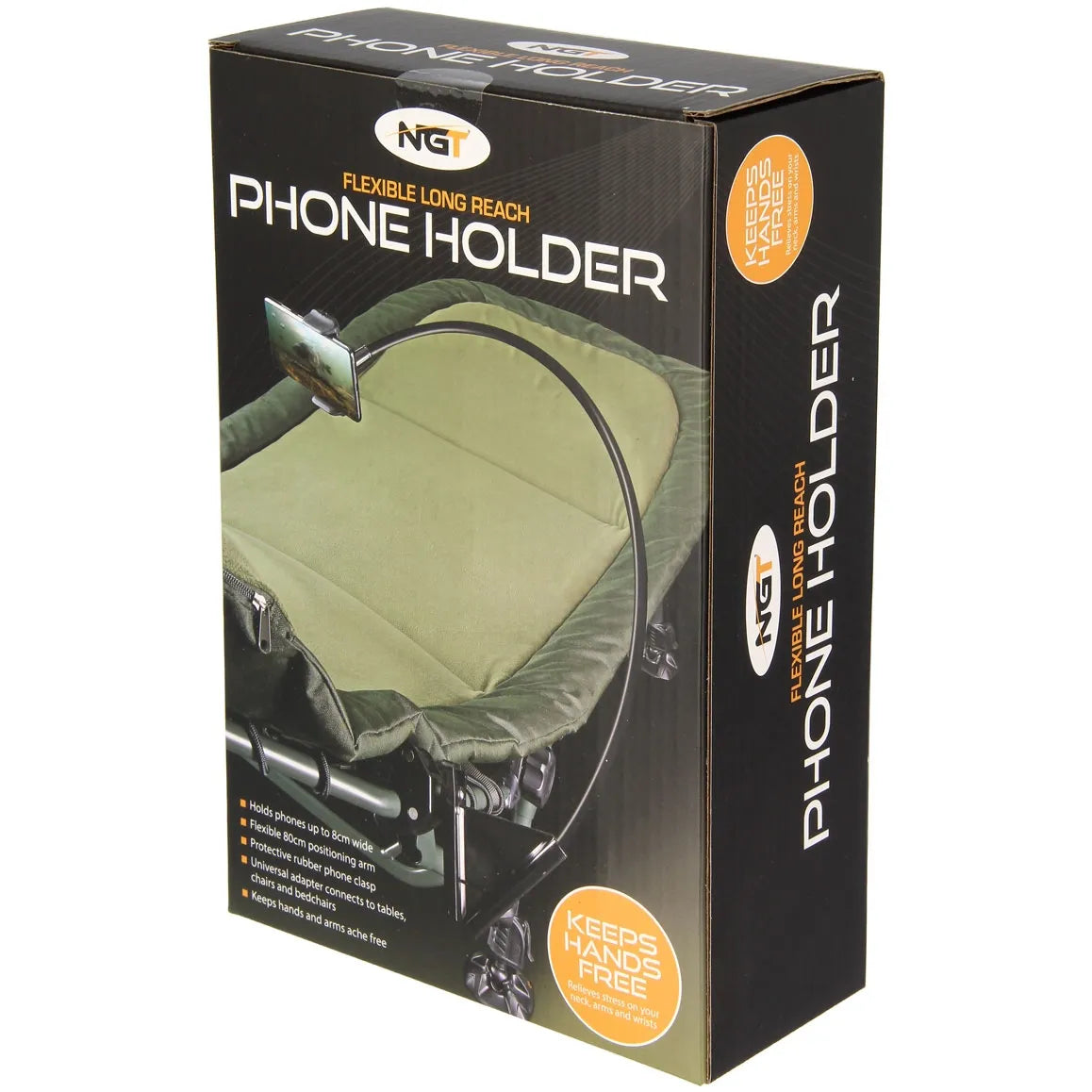 NGT Phone Holder - A Phone holder with Chair Adaptor and Flexi Arm