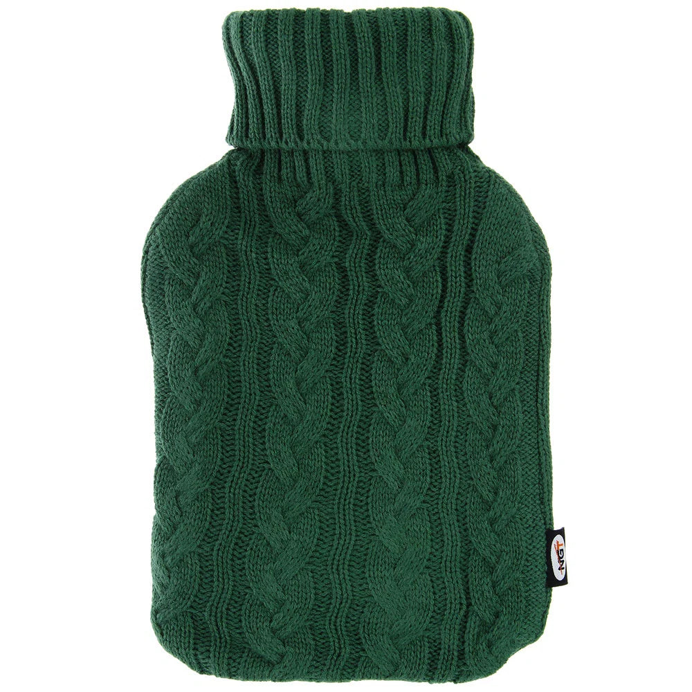 NGT Hot Water Bottle - 2L Capacity with Knitted Cover (689)