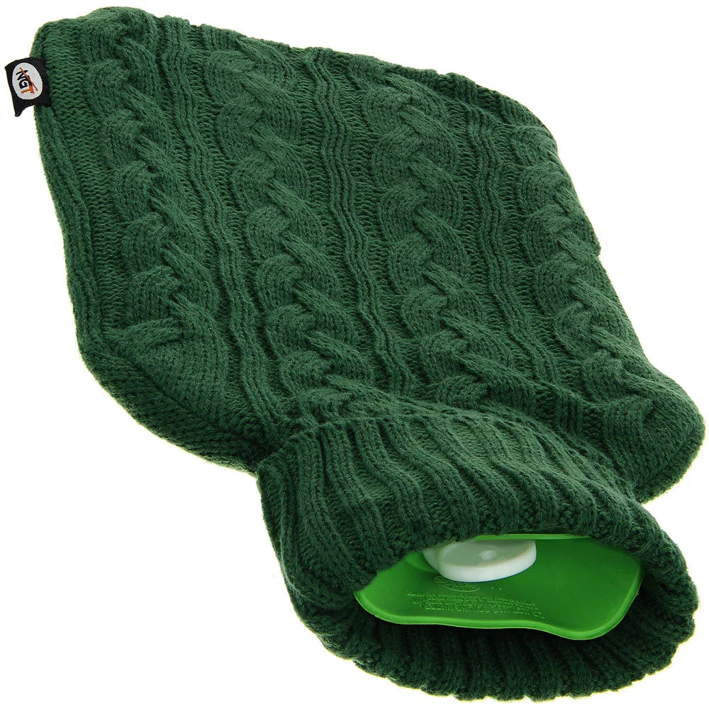 NGT Hot Water Bottle - 2L Capacity with Knitted Cover (689)