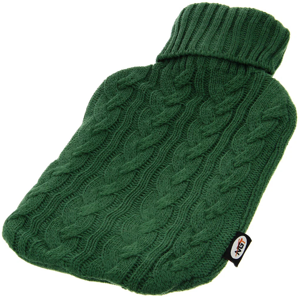 NGT Hot Water Bottle - 2L Capacity with Knitted Cover (689)
