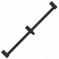 Aluminium Buzz Bar in Black - 3 Rod, 25cm Fixed
