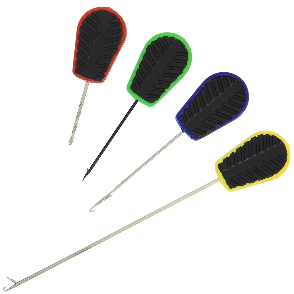 NGT 4pc Soft Grip Tool Set - PVA Long, PVA Short, Baiting Needle and Drill