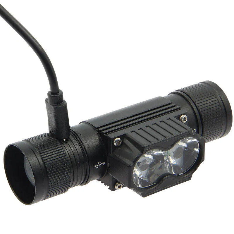 Load image into Gallery viewer, NGT GTS Headlight - 250 Lumens + UV Light with USB Rechargable 1800mAh Battery
