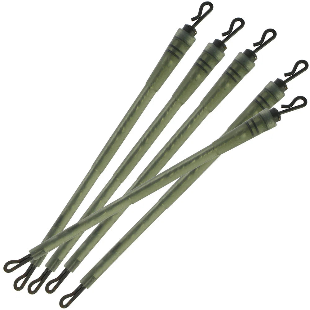 NGT Lead Stems - Pack of 5, 8cm Stems with Quick Change Swivel