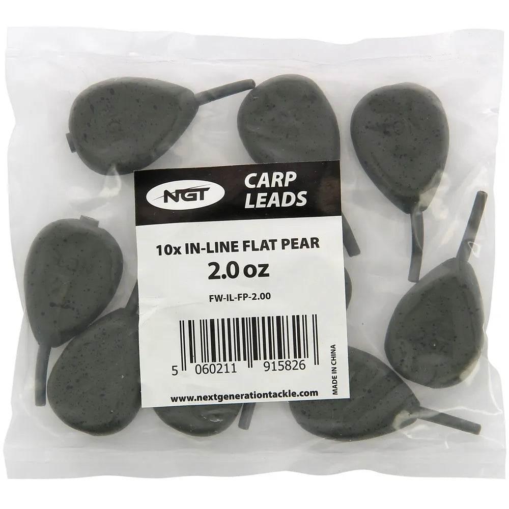 NGT Leads - 2oz In-line Flat Pear