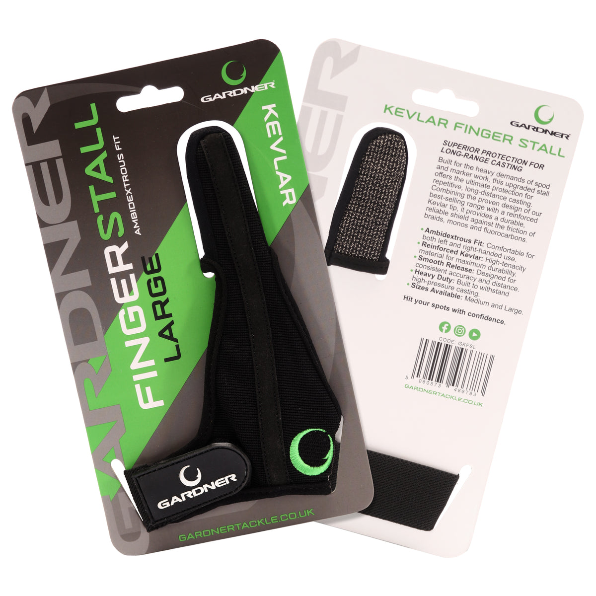 GARDNER KEVLAR FINGER STALL LARGE (AMBIDEXTROUS FIT)