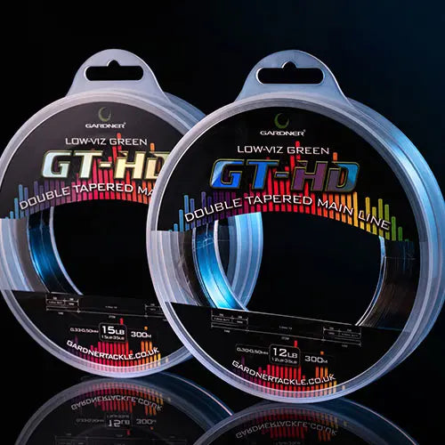 GARDNER TACKLE - GT-HD  Tapered Mainline LOW - VIS GREEN