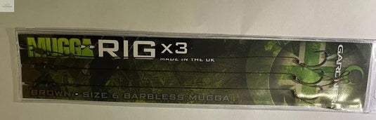 Gardner Tackle - MUGGA RIG MULTI PACK BARBLESS SIZE 6 GREEN Gardner Tackle