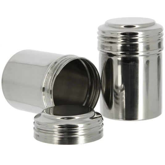3 x 130ml Stainless Steel Canisters